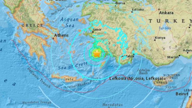 EGE’DE DEPREM