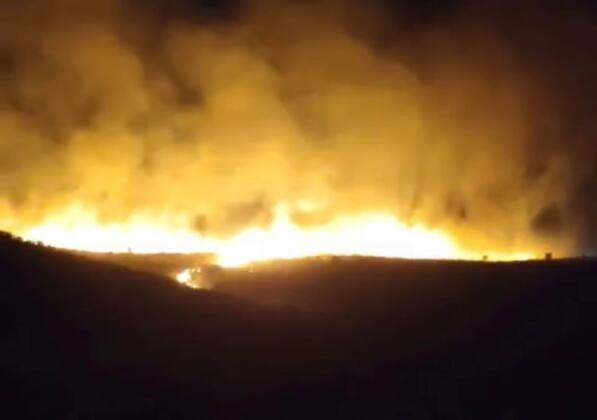 Karacadağ Bal Ormanı’nda Yangın Çıktı