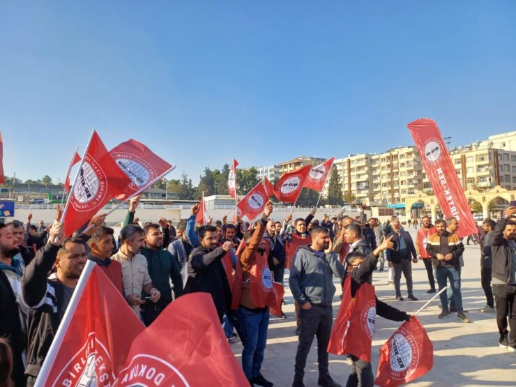 Urfa’da direnen işçilere yürüyüş izni yok!