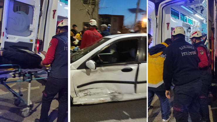 Haliliye’de iki otomobil çarpıştı: 1 yaralı!