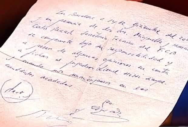 Messi’nin kâğıt peçete üzerine imzalanan ilk sözleşmesi açı artırmada