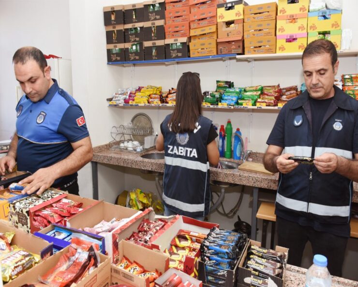 Zabıta Ekipleri Okul Kantinlerini Denetledi