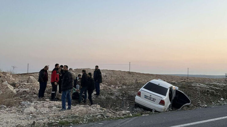 Şanlıurfa’da iki otomobil çarpıştı: 2 yaralı