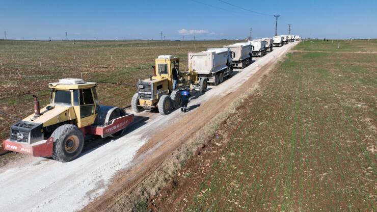 CEYLANPINAR KIRSALINDA YOL ÇALIŞMASI